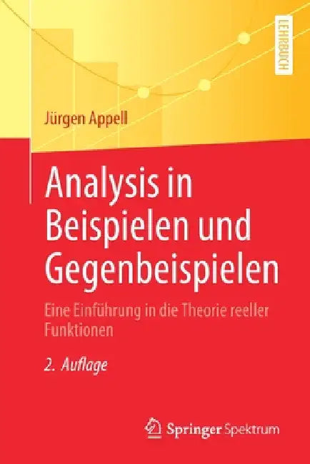 Buy Analysis in Beispielen Und Gegenbeispielen (English, Jürgen Appell) Online at Best Price - BookBajar