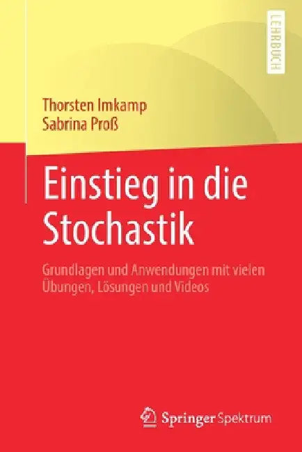 Buy Einstieg in Die Stochastik (English, Thorsten Imkamp | Sabrina Proß) Online at Best Price - BookBajar