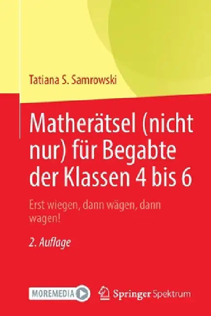 Buy Matherätsel (Nicht Nur) Für Begabte Der Klassen 4 Bis 6 (English, Tatiana S. Samrowski) Online at Best Price - BookBajar