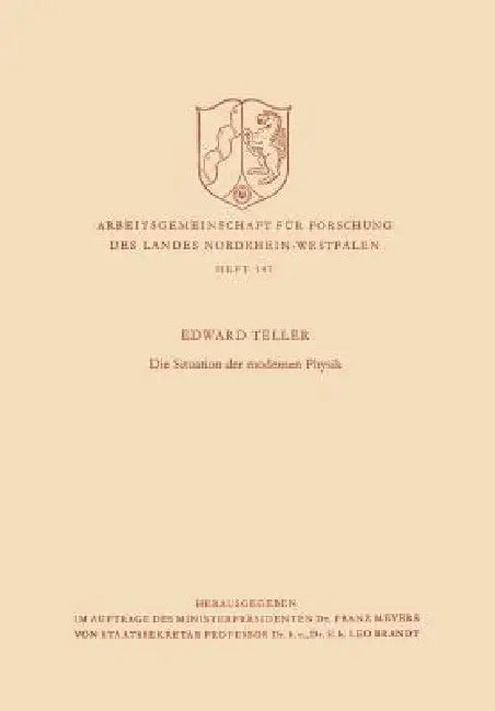 Buy Die Situation Der Modernen Physik (English, Edward Teller) Online at Best Price - BookBajar
