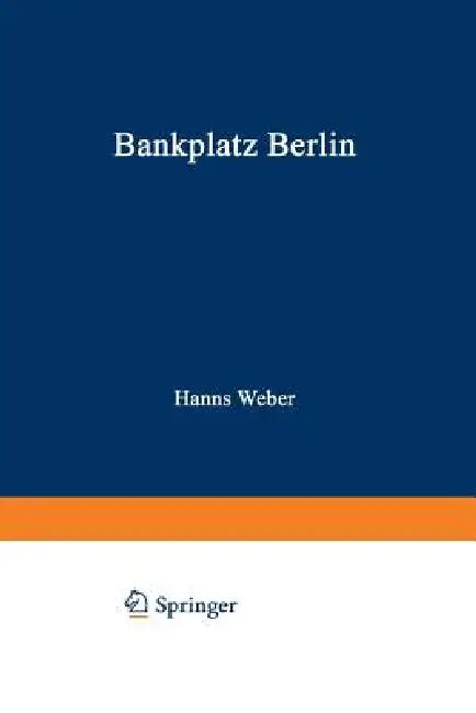 Buy Bankplatz Berlin (English, Hanns Weber) Online at Best Price - BookBajar