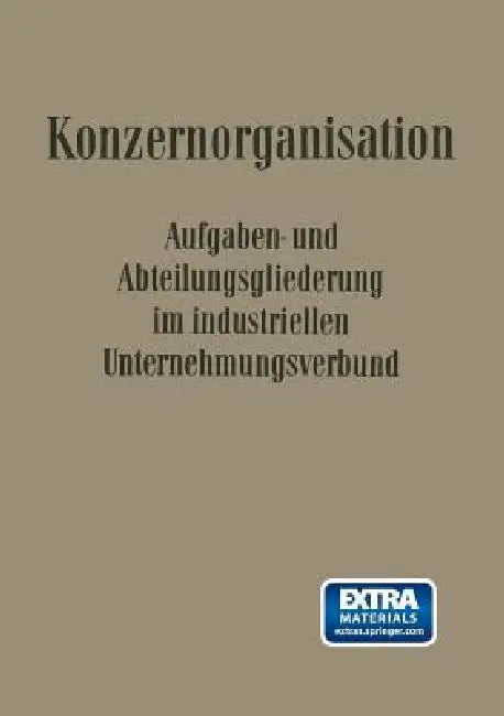 Buy Konzern-Organisation (English, Kenneth A. Loparo | Willi Döhrmann | Fritz Wilhelm Hardach) Online at Best Price - BookBajar