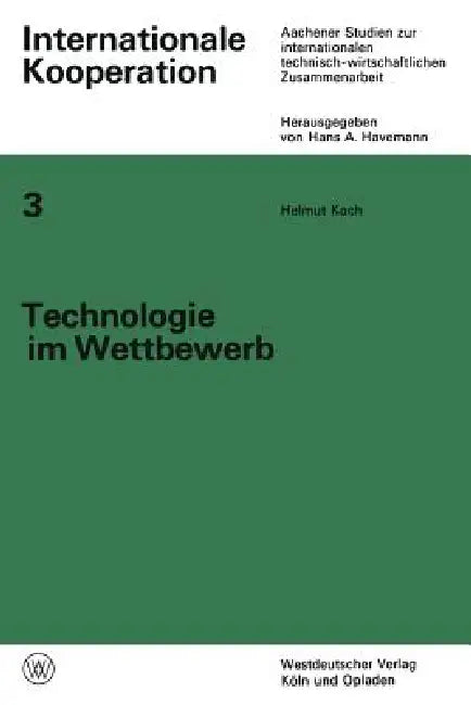 Buy Technologie Im Wettbewerb (English, Helmut Koch) Online at Best Price - BookBajar