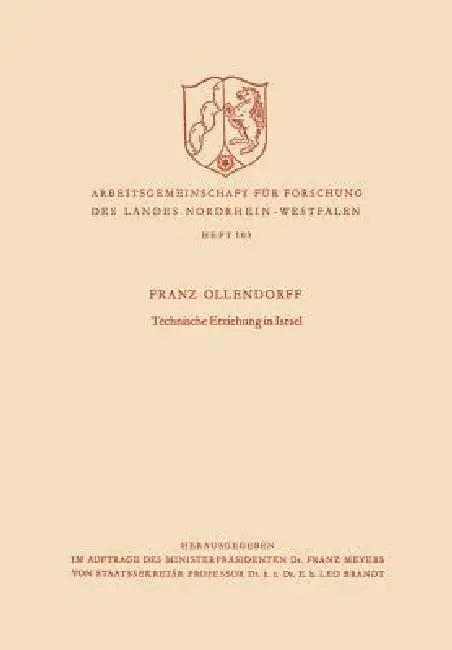 Buy Technische Erziehung in Israel (English, Franz Ollendorff) Online at Best Price - BookBajar