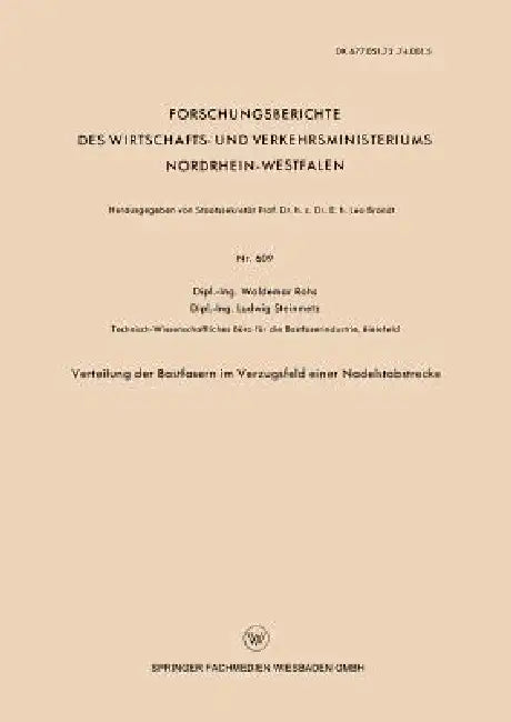 Buy Verteilung Der Bastfasern Im Verzugsfeld Einer Nadelstabstrecke (English, Waldemar Rohs) Online at Best Price - BookBajar