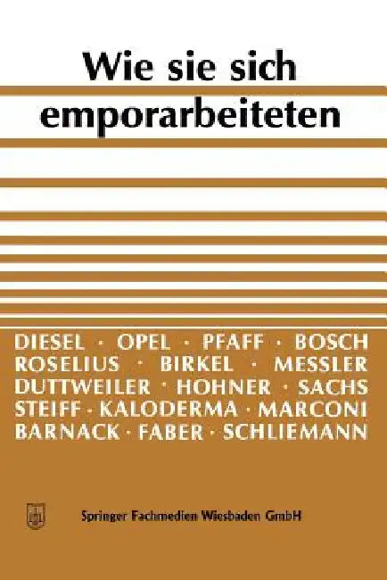 Buy Wie Sie Sich Emporarbeiteten (English, Schriftleitung Des "Aufstiegs") Online at Best Price - BookBajar