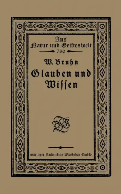 Buy Glauben Und Wissen (English, Wilhelm Bruhn) Online at Best Price - BookBajar
