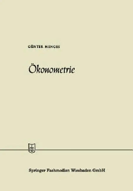 Buy Ökonometrie (English, Günter Menges) Online at Best Price - BookBajar