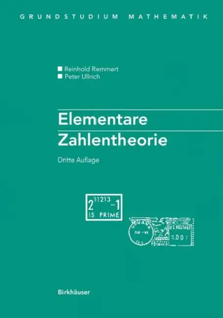 Buy Elementare Zahlentheorie (English, Reinhold Remmert | Peter Ullrich) Online at Best Price - BookBajar