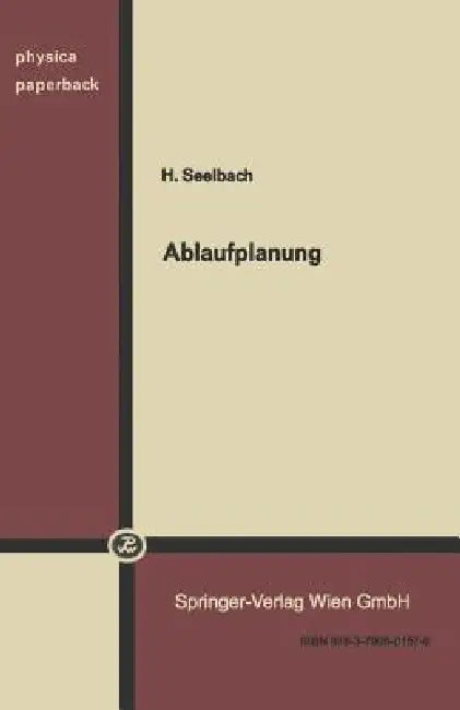 Buy Ablaufplanung (English, H. Seelbach) Online at Best Price - BookBajar