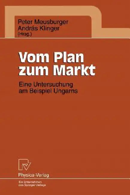 Buy Vom Plan Zum Markt (English, Peter Meusburger | Andras Klinger) Online at Best Price - BookBajar