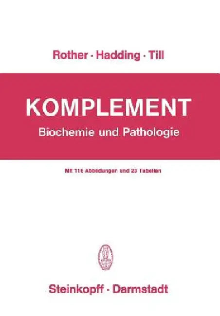 Buy Komplement (English, U. Hadding | Klaus Rother | M. M. Mayer) Online at Best Price - BookBajar
