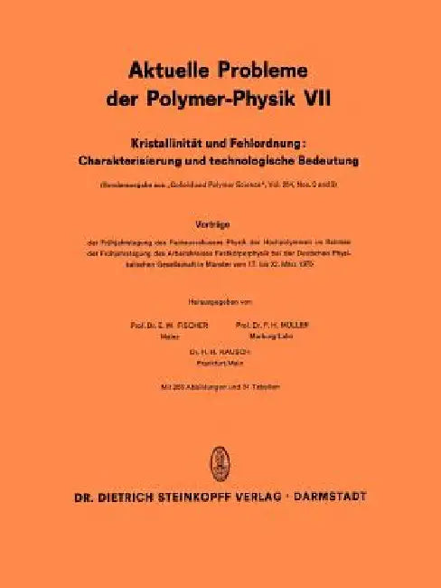 Buy Kristallinität Und Fehlordnung (English, E. W. Fischer | F. H. Müller | H. H. Kausch) Online at Best Price - BookBajar