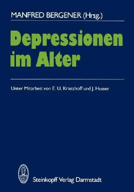 Buy Depressionen Im Alter (English, M. Bergener) Online at Best Price - BookBajar