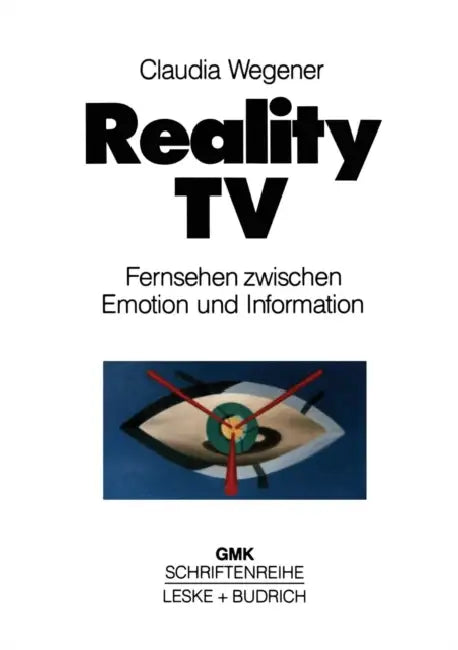Buy Reality-TV (English, Claudia Wegener) Online at Best Price - BookBajar