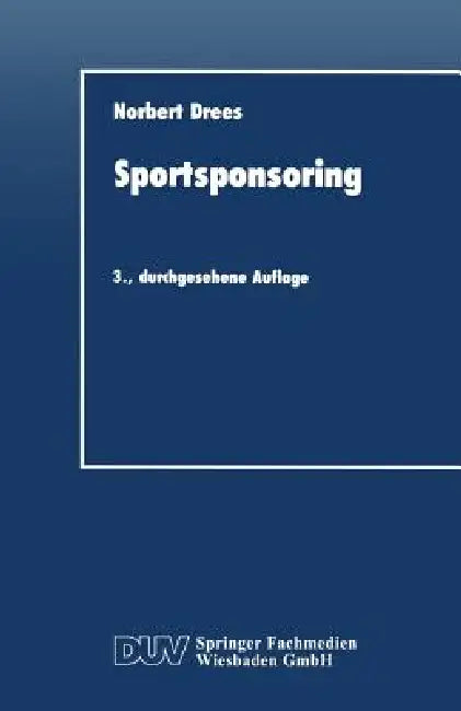 Buy Sportsponsoring (English, Norbert Drees) Online at Best Price - BookBajar