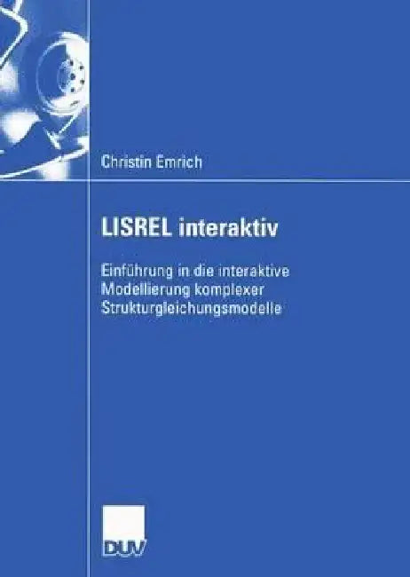 Buy Lisrel Interaktiv (English, Christin Emrich) Online at Best Price - BookBajar
