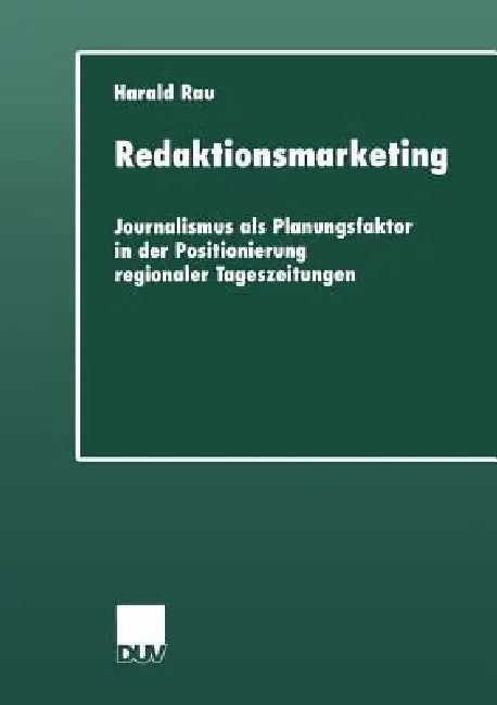 Buy Redaktionsmarketing (English, Harald Rau) Online at Best Price - BookBajar