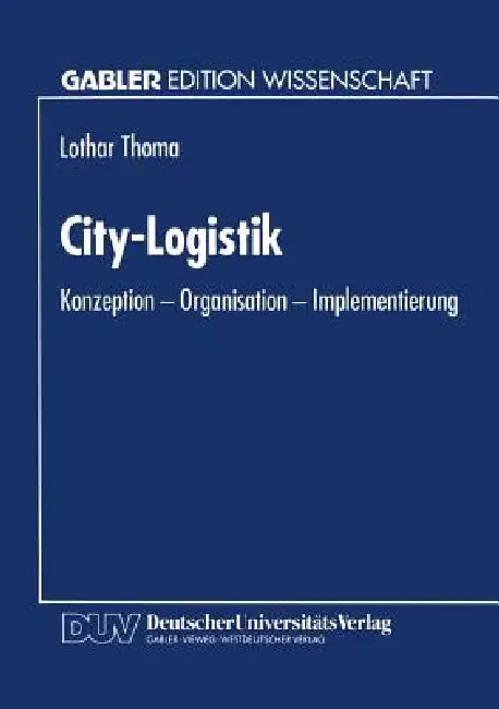 Buy City-Logistik (English, Lothar Thoma) Online at Best Price - BookBajar