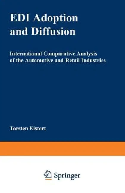 Buy EDI Adoption and Diffusion (English, Torsten Eistert) Online at Best Price - BookBajar