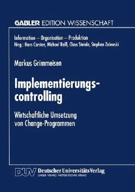 Buy Implementierungscontrolling (English, Markus Grimmeisen) Online at Best Price - BookBajar
