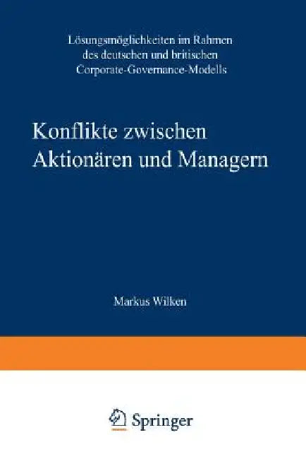 Buy Konflikte Zwischen Aktionären Und Managern (English, Gabriele Varga Von Kibed) Online at Best Price - BookBajar