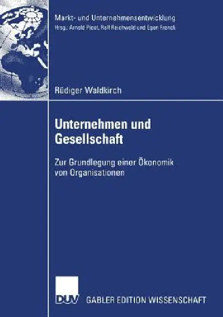 Buy Unternehmen Und Gesellschaft (English, Rüdiger Waldkirch) Online at Best Price - BookBajar