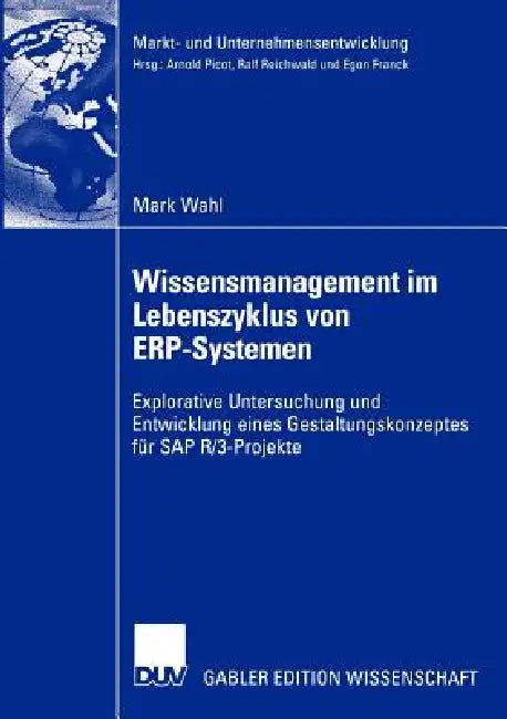 Buy Wissensmanagement Im Lebenszyklus Von Erp-Systemen (English, Mark Wahl) Online at Best Price - BookBajar