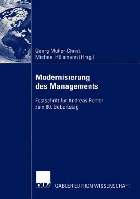 Buy Modernisierung Des Managements (English, Georg Müller-Christ | Michael Hülsmann) Online at Best Price - BookBajar
