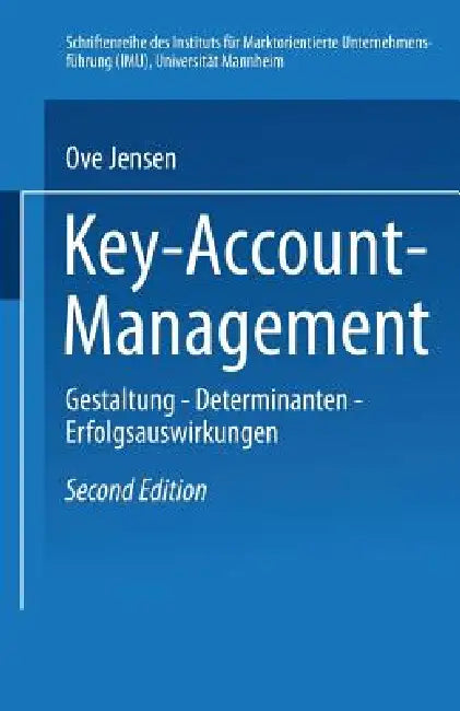 Buy Key-Account-Management (English, Ove Jensen) Online at Best Price - BookBajar