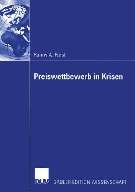 Buy Preiswettbewerb in Krisen (English, Ronny Fürst) Online at Best Price - BookBajar