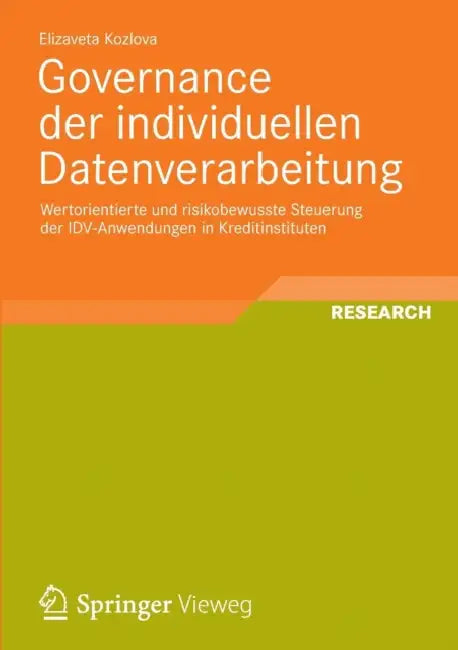 Buy Governance Der Individuellen Datenverarbeitung (English, Elizaveta Kozlova) Online at Best Price - BookBajar