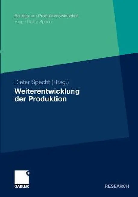 Buy Weiterentwicklung Der Produktion (English, Dieter Specht) Online at Best Price - BookBajar