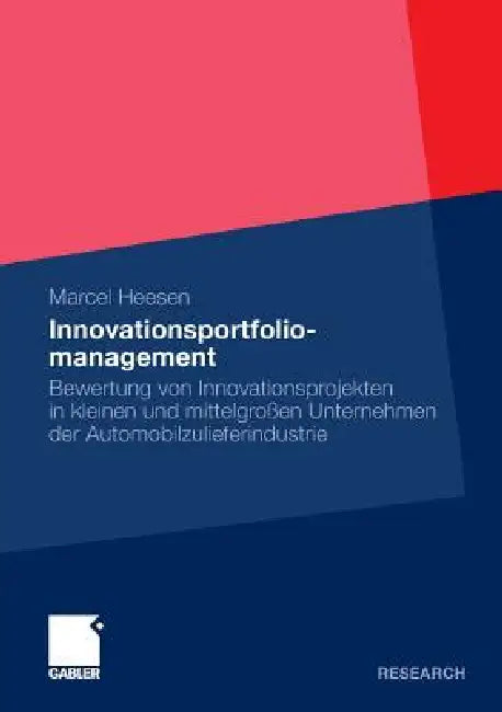 Buy Innovationsportfoliomanagement (English, Marcel Heesen) Online at Best Price - BookBajar