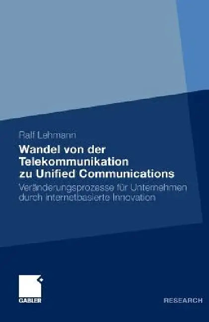 Buy Wandel Von Der Telekommunikation Zu Unified Communications (English, Ralf Lehmann) Online at Best Price - BookBajar