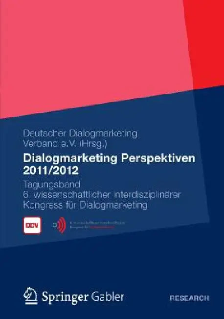 Buy Dialogmarketing Perspektiven 2011/2012 (English, Deutscher Dialogmarketing Verband E. V.) Online at Best Price - BookBajar