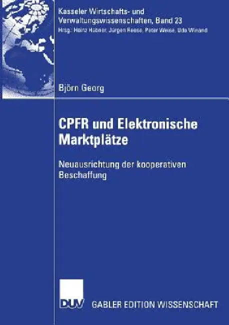 Buy Cpfr Und Elektronische Marktplätze (English, Björn Georg) Online at Best Price - BookBajar