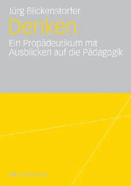Buy Denken. (English, Jürg Blickenstorfer) Online at Best Price - BookBajar