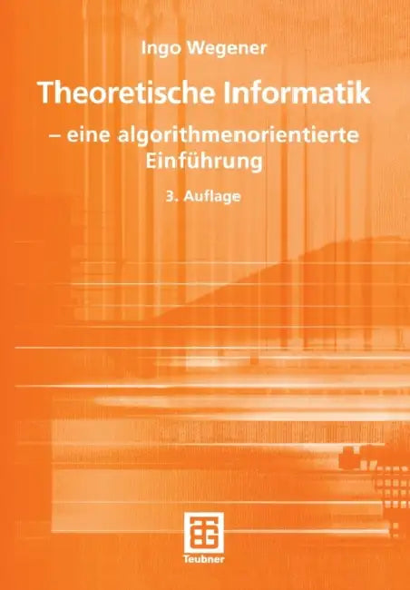 Buy Theoretische Informatik (English, Ingo Wegener) Online at Best Price - BookBajar