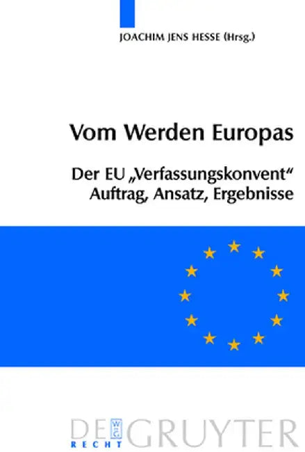 Buy Vom Werden Europas (English, Joachim Jens Hesse) Online at Best Price - BookBajar