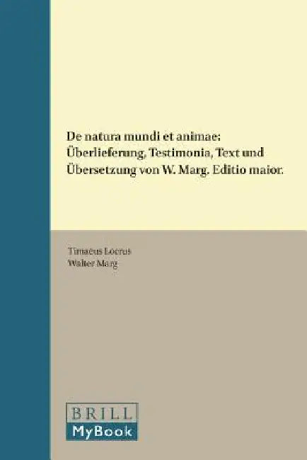 Buy Timaeus Locrus, de Natura Mundi Et Animae (English, Marg | Timaeus Locrus) Online at Best Price - BookBajar