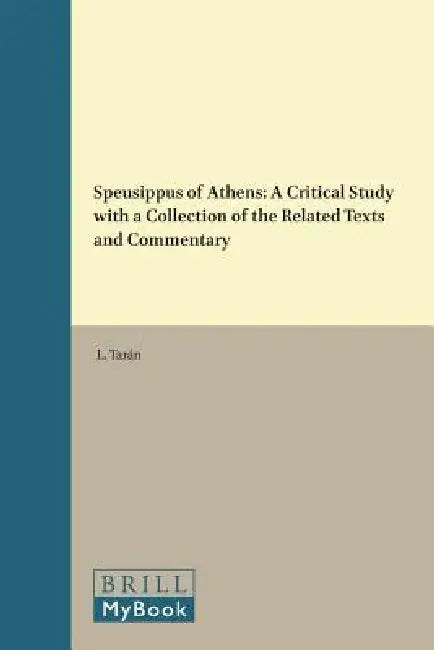 Buy Speusippus of Athens (English, L. Tarán) Online at Best Price - BookBajar