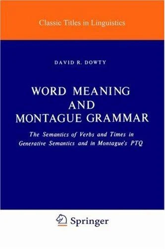 Buy Word Meaning and Montague Grammar (English, D. R. Dowty) Online at Best Price - BookBajar