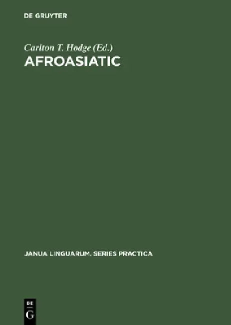 Buy Afroasiatic (English, Carlton T. Hodge) Online at Best Price - BookBajar