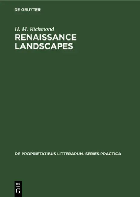 Buy Renaissance Landscapes (English, H. M. Richmond) Online at Best Price - BookBajar