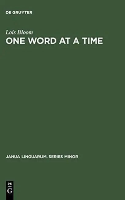 Buy One Word at a Time (English, Lois Bloom) Online at Best Price - BookBajar