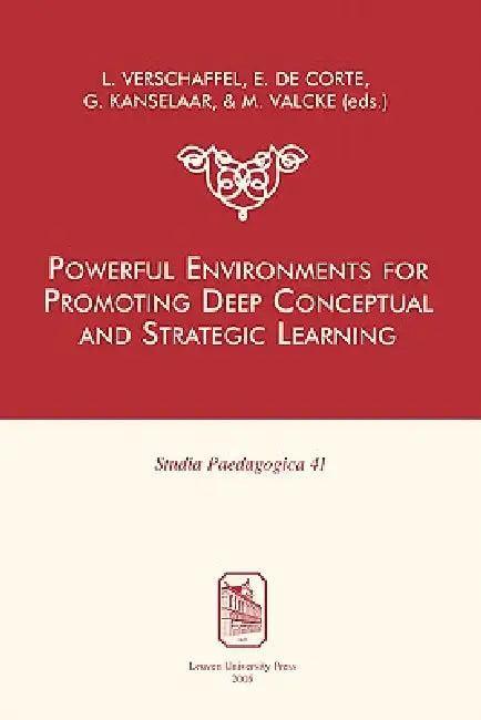 Buy Powerful Environments for Promoting Deep Conceptual and Strategic Learning (English, Lieven Verschaffel | Erik de Corte | Gellof Kanselaar) Online at Best Price - BookBajar