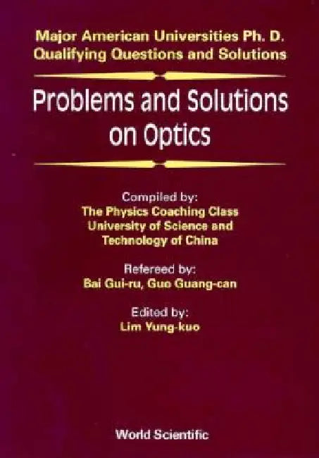Buy Prob & Soln on Optics (B/S) (English, Lim Y K) Online at Best Price - BookBajar