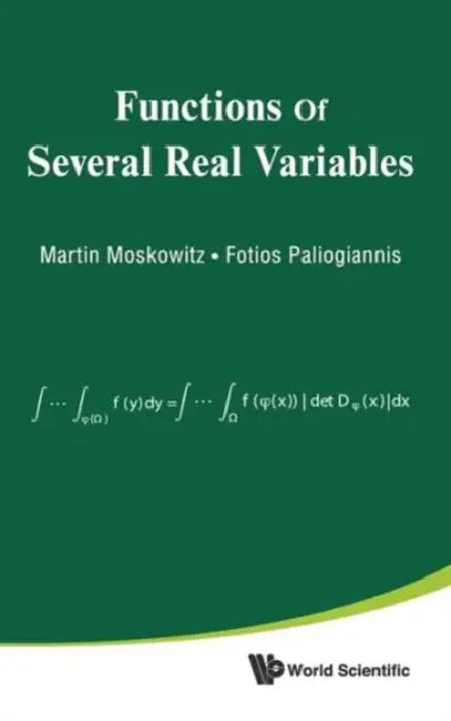 Buy Functions of Several Real Variables (English, Martin Moskowitz | Fotios C. Paliogiannis) Online at Best Price - BookBajar